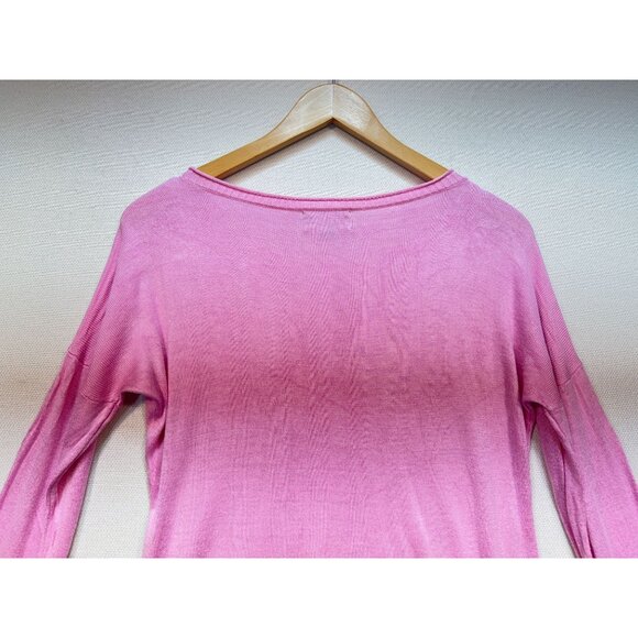 Duffield Lane Womens Knitted Pullover Sweater Size S Pink Bicycle Lightweight - Picture 8 of 9